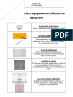 Vidrarias e equipamentos laboratoriais