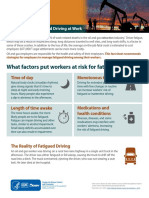 Employers:: What Factors Put Workers at Risk For Fatigued Driving?