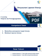 Materi Diklat Penyusunan Laporan Kinerja