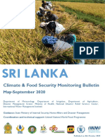 Sri Lanka: Climate & Food Security Monitoring Bulletin
