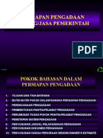 Persiapan Pengadaan Barang-Jasa Pemerintah