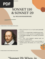 Sonnet 116 & Sonnet 29: By: William Shakespeare