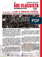 Jornal Unidade Classista Agosto 2021