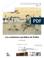 0. introducción - Los eslabones perdidos de Kafka - por Pablo Riquelme - Revista Santiago