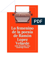 El Lado Femenino en La Poesía de Ramon Lopez Velarde
