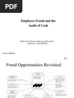 Audit of Cash Employee Fraud