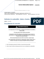 Enfriador de Combustible Quitar e Instalar