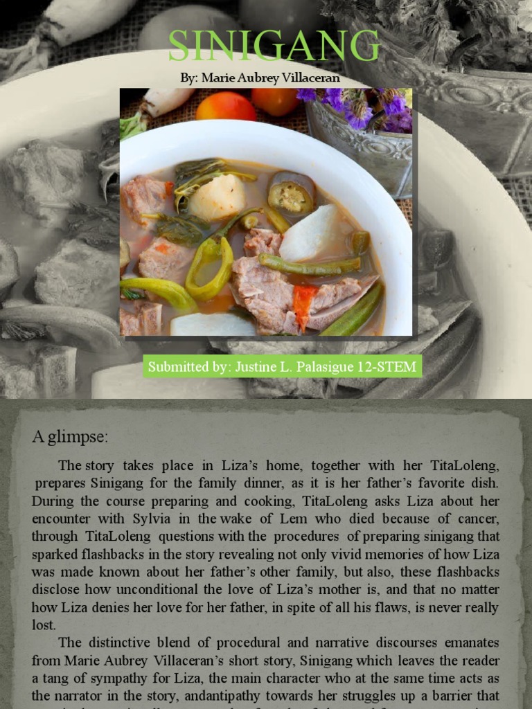 Sinigang By Marie Aubrey Villaceran PDF