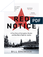 Red Notice: A True Story of Corruption, Murder and How I Became Putin's No. 1 Enemy - Bill Browder