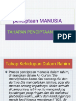 Tahapan Kejadian Manusia