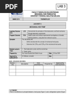 LAB 3 SHEET - MECHANICAL HEAT PUMP 2020 - Group 1