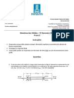 Mecanica dos Sólidos - P2