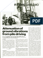 Attewell - Attenuation of Ground Vibrations From Pile Driving, 1973