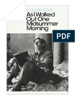 As I Walked Out One Midsummer Morning - Laurie Lee