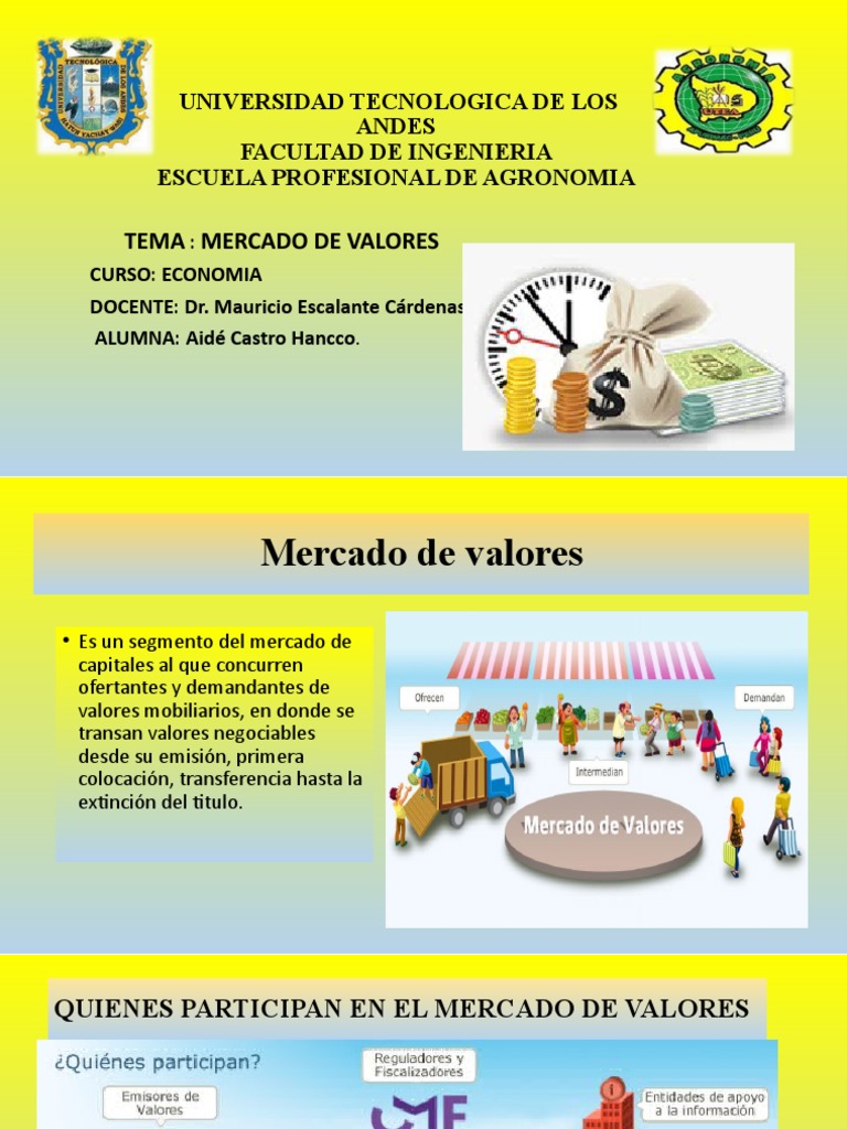 Introducción al Mercado de Valores | PDF | Bolsa | Bolsa de Valores