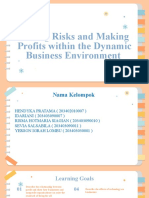 KELOMPOK 1 - Taking Risks and Making Profits Within The Dynamic Business Environment