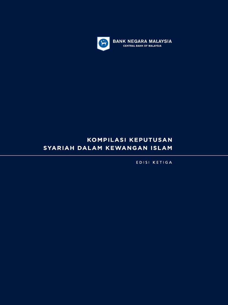 Kompilasi Keputusan Syariah Dalam Kewangan Islam Edisi Ketiga 2011 2017