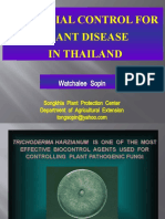 Microbial control of plant diseases in Thailand with Trichoderma harzianum