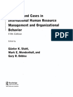 Readings and Cases in International Human Resource Management and Organizational Behavior