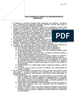 Regulamento imobiliário com regras para empreendimento residencial