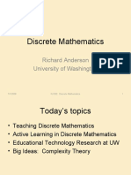 Discrete Mathematics: Richard Anderson University of Washington