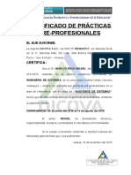 Certificado Dicova