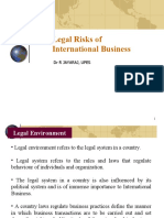 Legal Risks of International Business