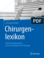 Chirurgenlexikon 2000 Persönlichkeiten Aus Der Geschichte Der Chirurgie by Christoph Weißer