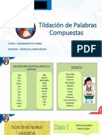 Tildación de Palabras Compuestas Jpii