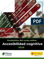 Curso de Accesibilidad Cognitiva