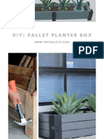 DIY Tutorial Pallet Planter Box 1001pallets