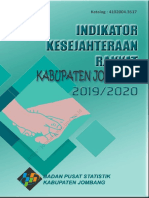 Indikator Kesejahteraan Rakyat Kabupaten Jombang 2019_2020