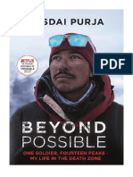 Beyond Possible: One Soldier, Fourteen Peaks - My Life in The Death Zone - Nimsdai Purja