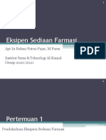 Pendahuluan Eksipien Sediaan Farmasi