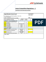 Scrutineering and Specification - Supplementary Competition Regulations - V1