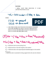 Prestressed Beam Deflections