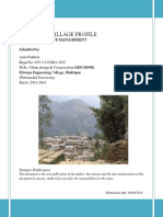 Ghandruk Village Profile, A Study of Culture Resource Management