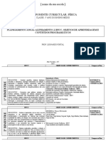 (Nome Da Sua Escola) : Planejamento Anual Alinhamento À BNCC, Objetos de Aprendizagem E Conteúdos Programáticos