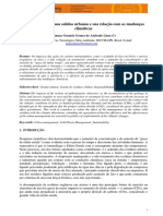 A Gestao Dos Residuos Solidos Urbanos e Mudanças Climaticas