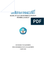 Laporan Dan Tindak Lanjut Evaluasi Kurikulum Dan Pembelajaran