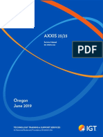 Axxis 23 Service Manual