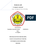 MAKALAH CURRENT METER Praktikum Hidrolika 