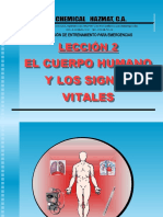 Lección 2 - El Cuerpo Humano y Los Signos Vitales