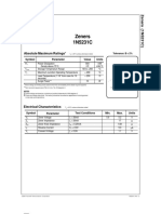 Zeners (1N5231C) Spec Sheet