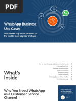 WhatsApp Business Use Cases