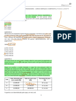 Matemática financeira - Juros simples e composto