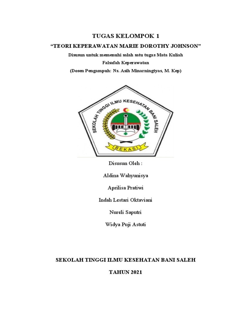 Kelompok 1 Teori Johnson Pdf