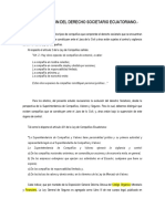 Tema 2. Evolución Del Derecho Societario en El Ecuador.