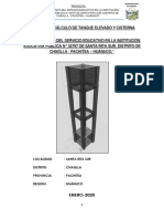 Análisis estructural del tanque elevado y cisterna de la IE 32797