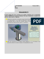 Evaluacion T3: Carrera de Ingenier A Mecatronica Curso: Robotica